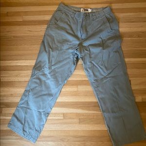 Mountain Khaki. Olive green. Worn only a couple of times